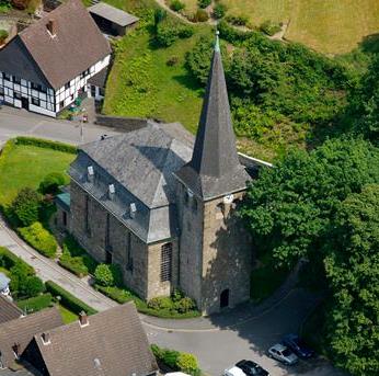 Luftbild Kirche Herbede