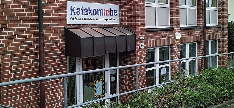 Der Eingang zur Katakommbe